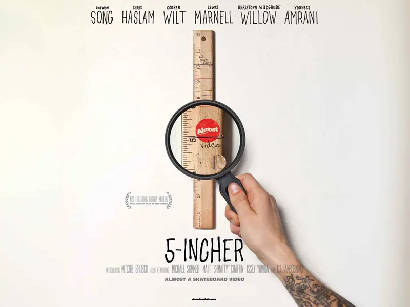 5-incher skate video by almost