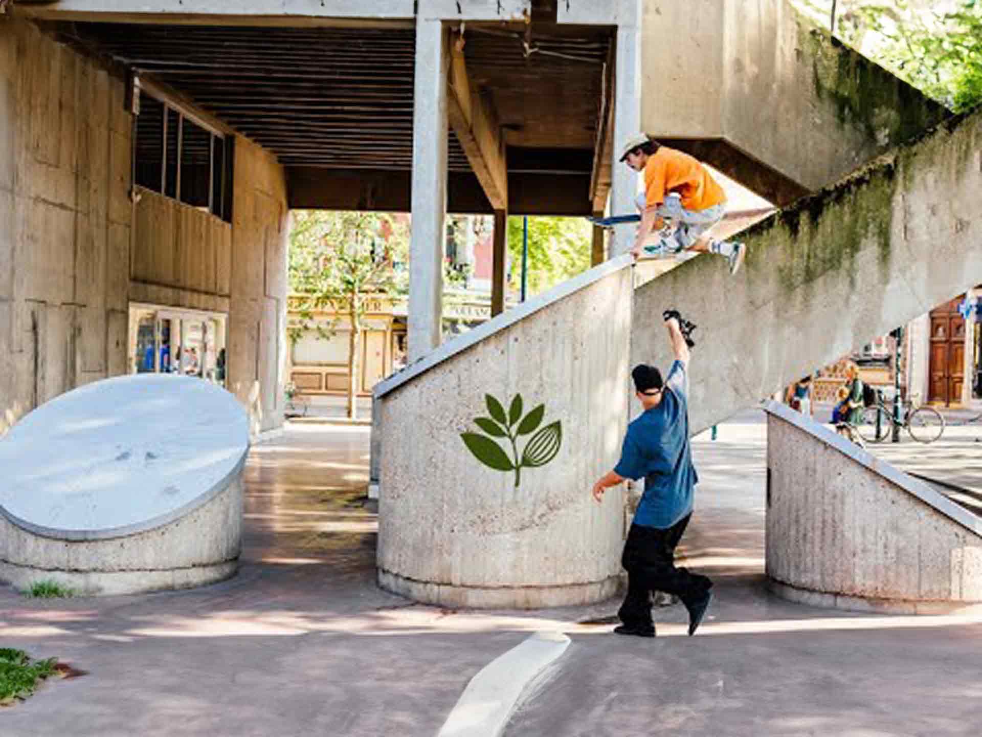 Brutalista skate video by magenta skateboards