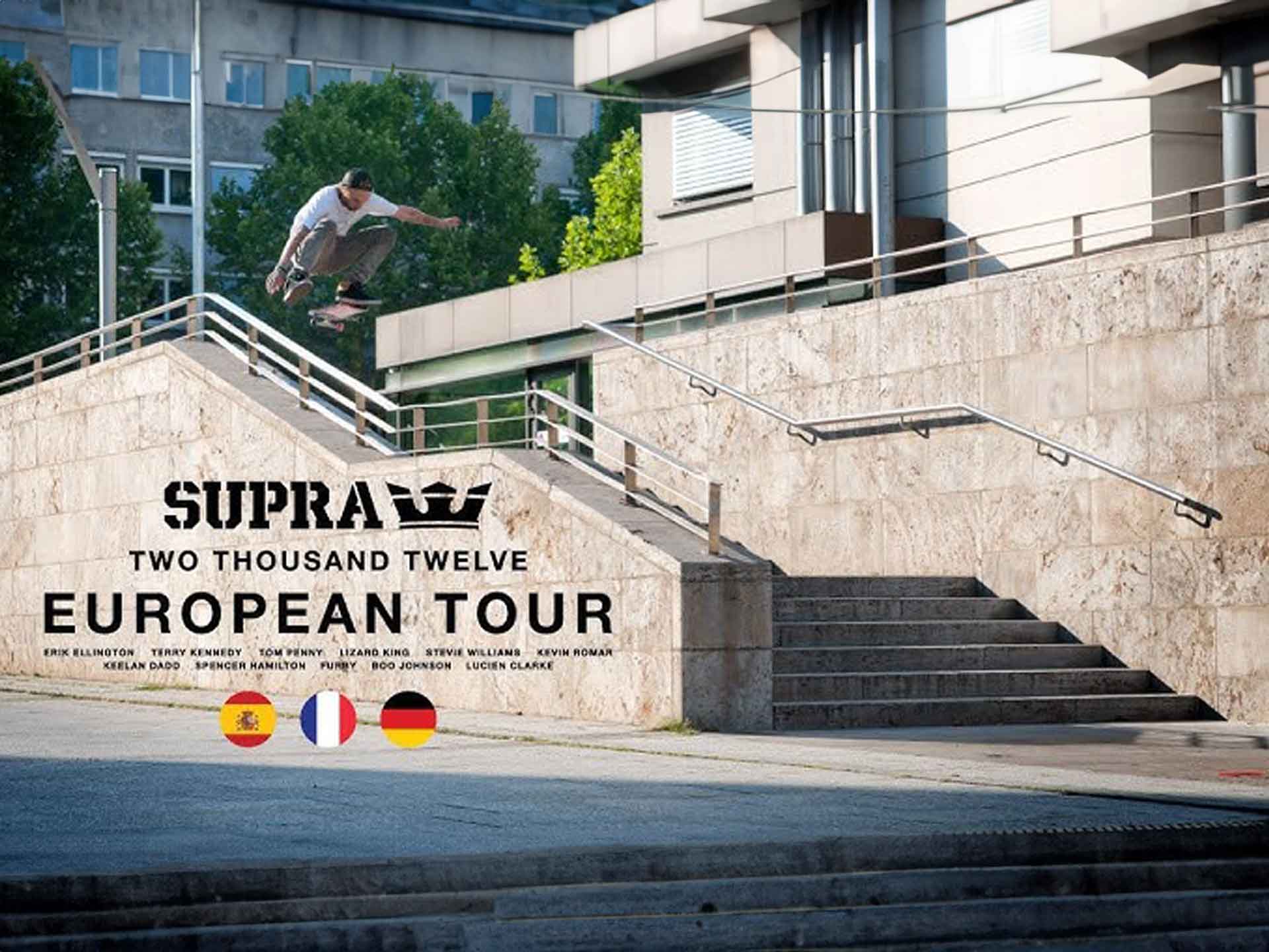 2012 European Tour skate video by supra footwear