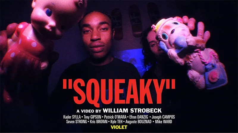 Squeaky  skate video by Violet