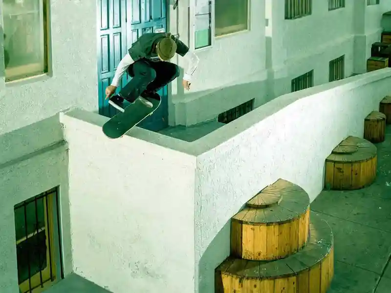 Green skate video by emerica