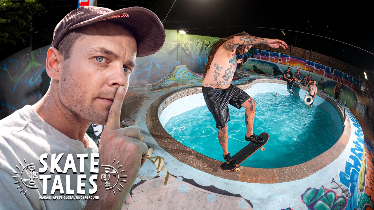 We Skated Las Vegas’ Most Secret Backyard Pools skate video by red bull