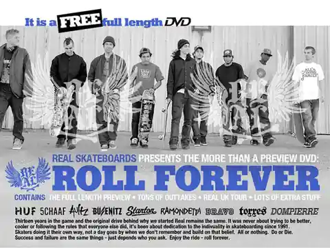 Roll Forever skate video by real skateboards