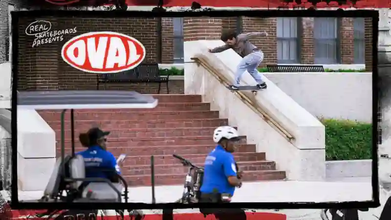 Oval skate video by Real