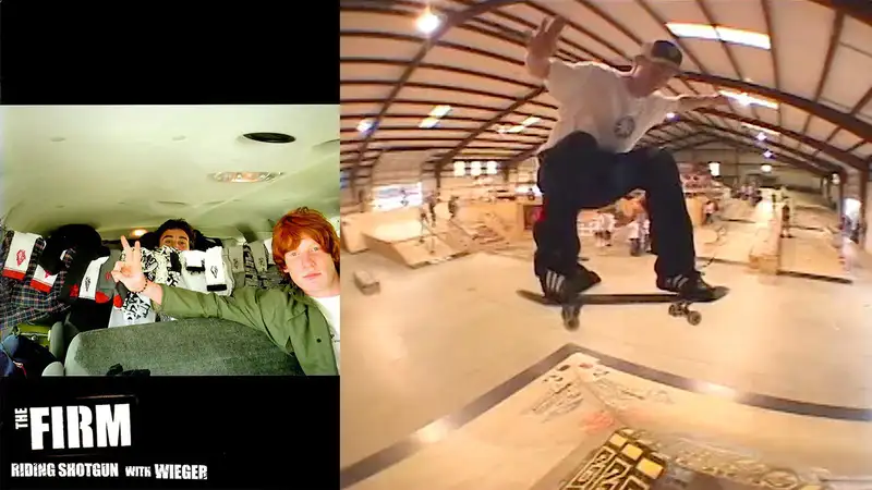 Riding Shotgun With Wieger skate video by The Firm