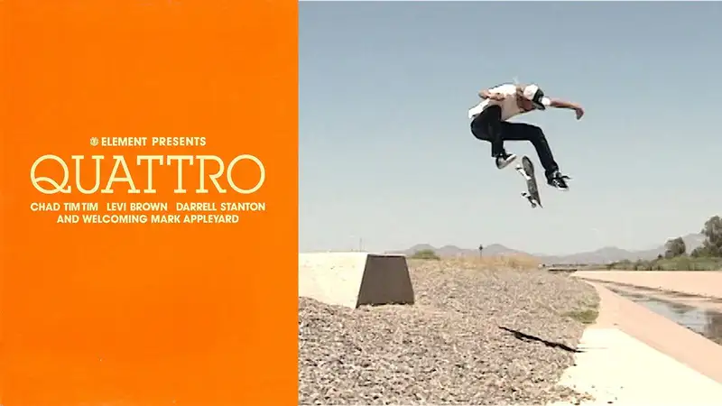 Quattro skate video by Element