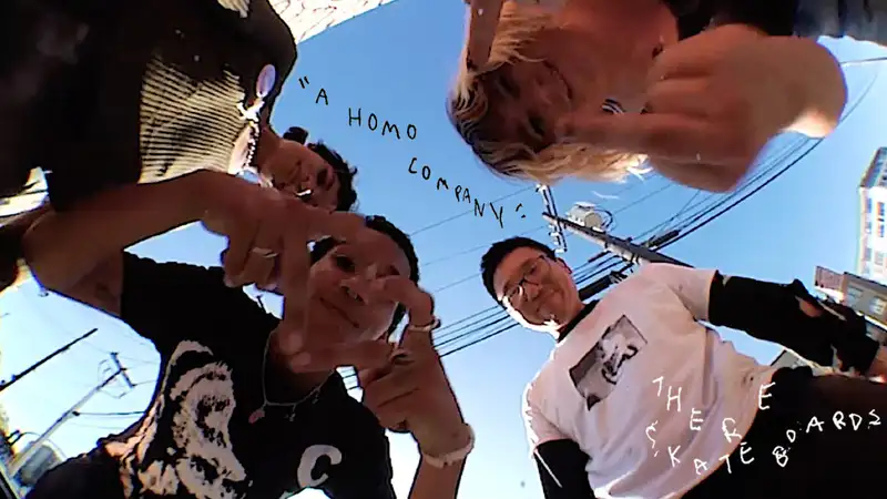 THERE - "A homo company" skate video by THERE Skateboards