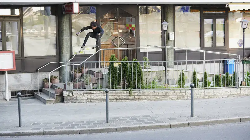 Chris Pfanner - Cobbleastrasse skate video by spitfire wheels