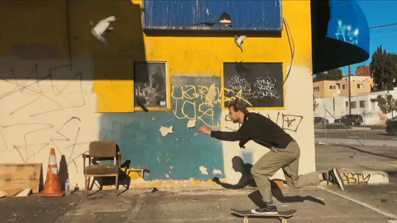The Skateboarding Of Leandre Sanders And Ludvig Hakansson skate video by hammers usa