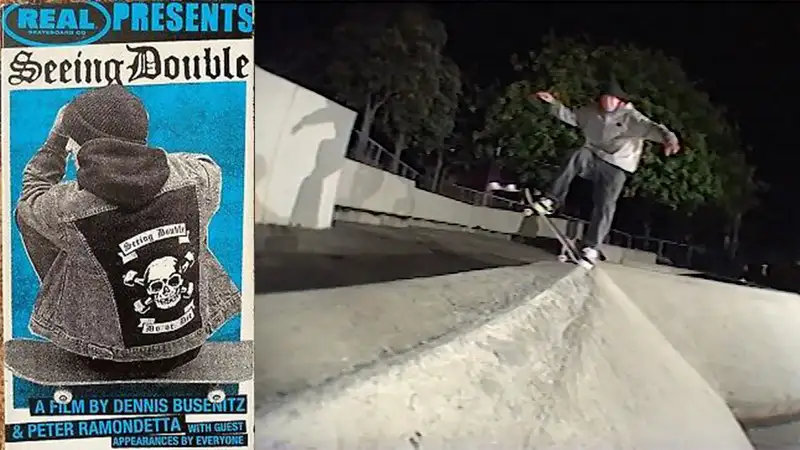 Seeing Double skate video by Real