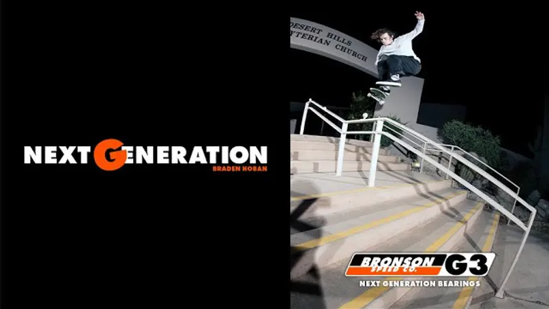 Braden Hoban - Next "G"eneration skate video by Bronson Speed Co