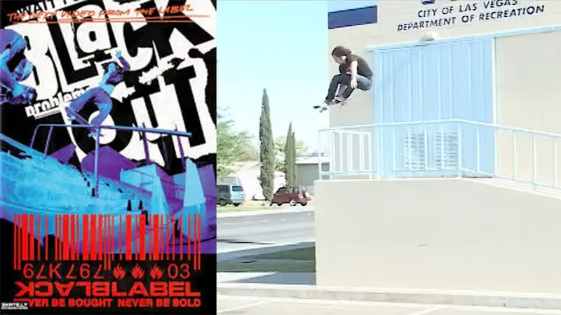 Blackout skate video by Blacklabel
