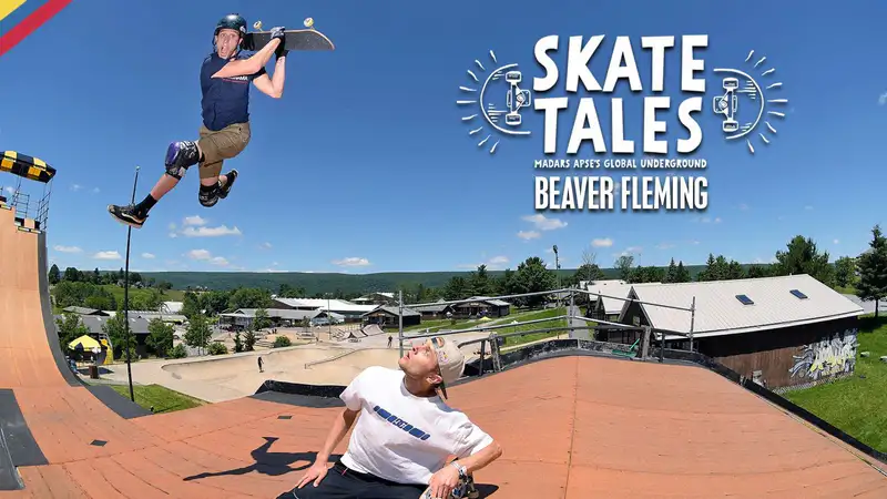 Skate Tales - Attempting The Mini Mega Ramp With Beaver Fleming (S1E5) skate video by red bull