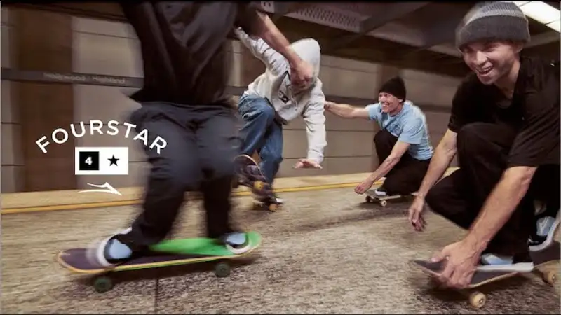 Lakai x Fourstar skate video